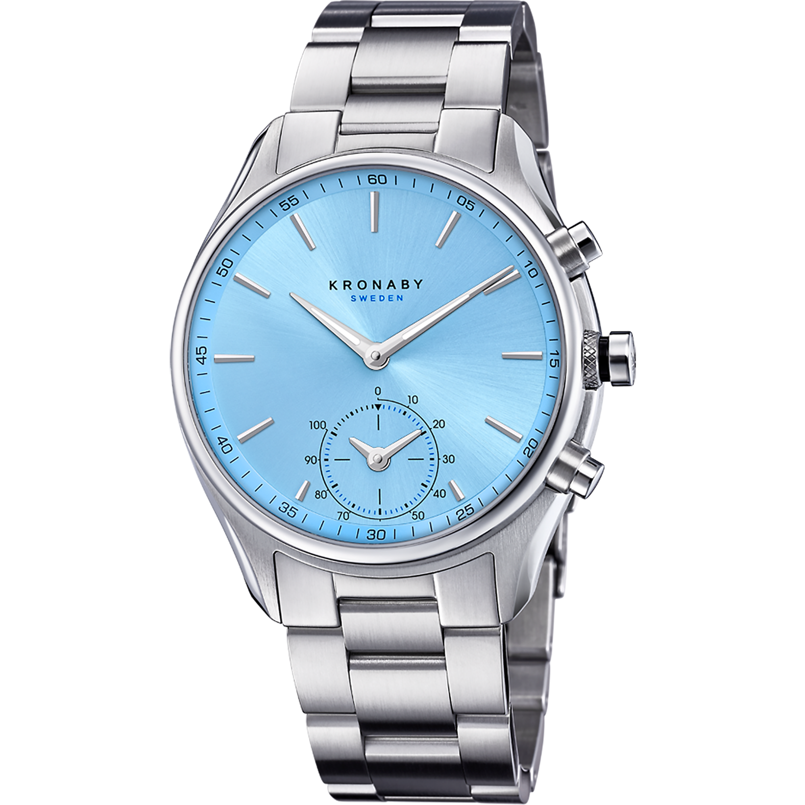 Kronaby Sekel S3780-2 - Stainless Steel
 - Strap Color: Silver - Strap Size: 22 mm - Case Size: 43 mm