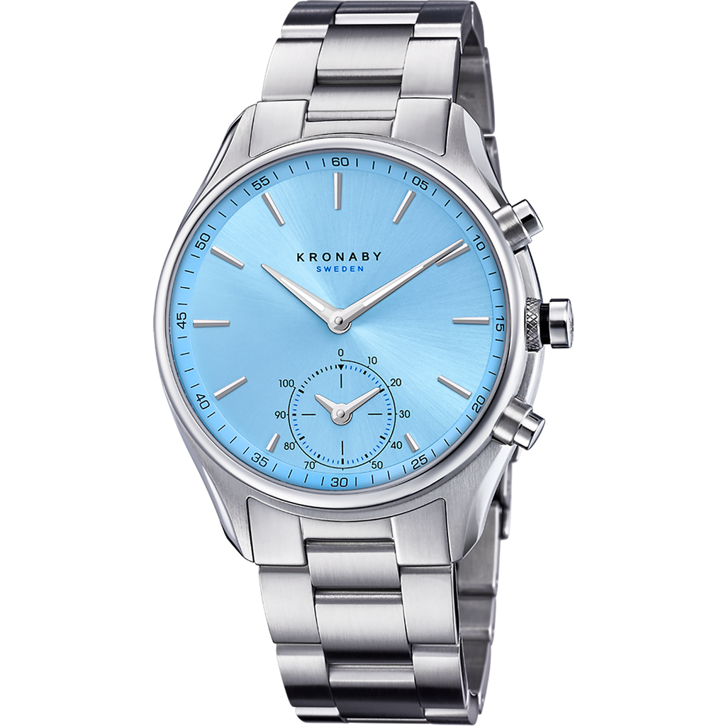 Kronaby Sekel S3780-2 - Stainless Steel
 - Strap Color: Silver - Strap Size: 22 mm - Case Size: 43 mm