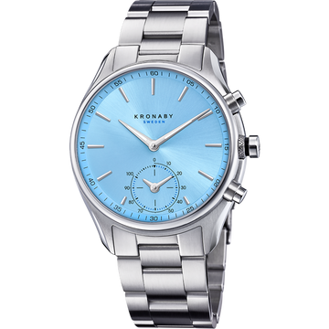 Kronaby Sekel S3780-2 - Stainless Steel
 - Strap Color: Silver - Strap Size: 22 mm - Case Size: 43 mm