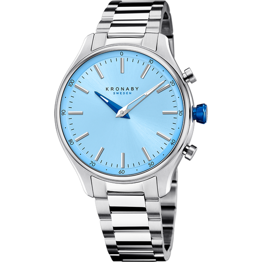 Kronaby Sekel S3782-3 - Stainless Steel
 - Strap Color: Silver - Strap Size: 18 mm - Case Size: 38 mm
