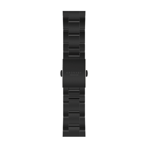 Kronaby Strap Metal BA04297 - Stainless Steel - Strap Color: Black - Strap Size: 22 mm - Case Size Fit: Fits 43 mm Case