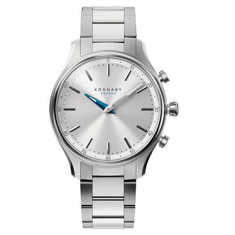 Kronaby Sekel S0556-1 - Stainless Steel - Strap Color: Silver - Strap Size: 18 mm - Case Size: 38 mm