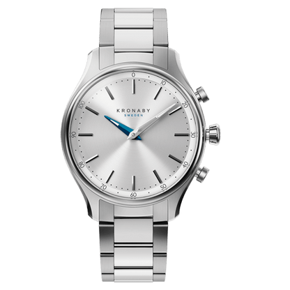 Kronaby Sekel S0556-1 - Stainless Steel - Strap Color: Silver - Strap Size: 18 mm - Case Size: 38 mm