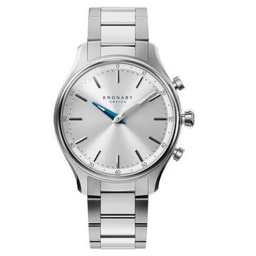 Kronaby Sekel S0556-1 - Stainless Steel - Strap Color: Silver - Strap Size: 18 mm - Case Size: 38 mm