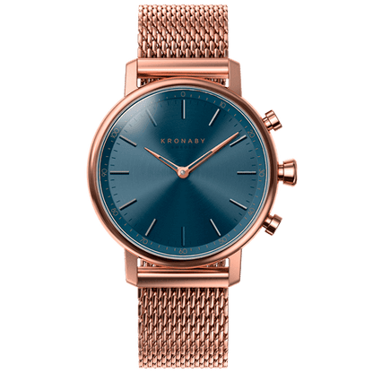 Kronaby Carat S0668-1 - Stainless Steel - Strap Color: Rose gold - Strap Size: 18 mm - Case Size: 38 mm