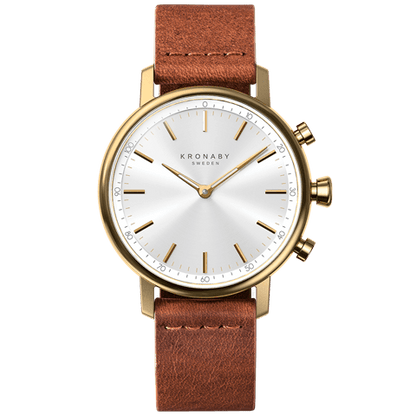 Kronaby Carat S0717-1 - Leather - Strap Color: Brown - Strap Size: 18 mm - Case Size: 38 mm