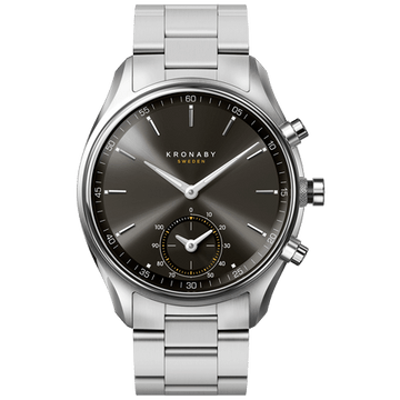 Kronaby Sekel S0720-1 - Stainless Steel - Strap Color: Silver - Strap Size: 22 mm - Case Size: 43 mm