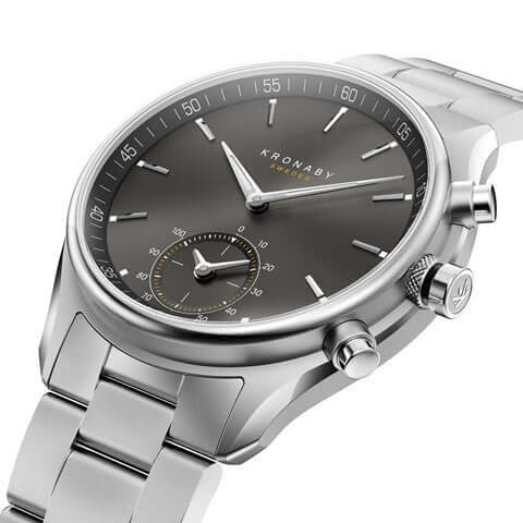 Kronaby Sekel S0720-1 - Stainless Steel - Strap Color: Silver - Strap Size: 22 mm - Case Size: 43 mm