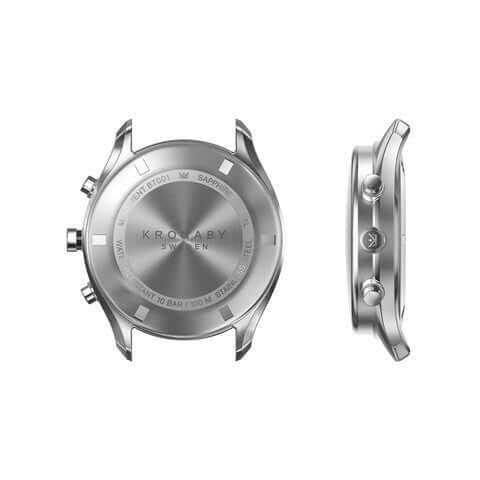 Sekel 43 Steel - Gun, Bracelet – Kronaby Watches