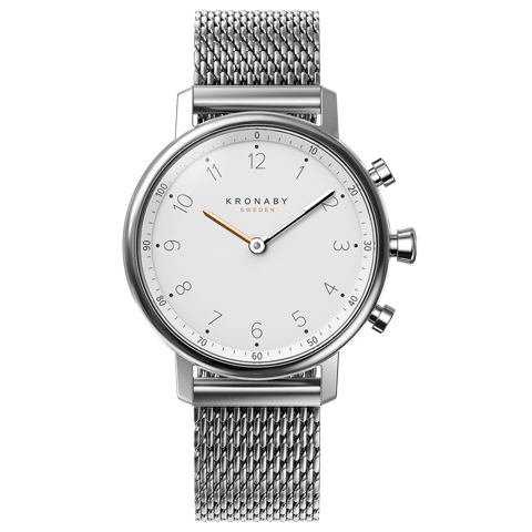 Kronaby Nord S0793-1 - Stainless Steel - Strap Color: Silver - Strap Size: 18 mm - Case Size: 38 mm
