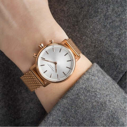 Kronaby Carat S1400-1 - Stainless Steel - Strap Color: Rose gold - Strap Size: 18 mm - Case Size: 38 mm