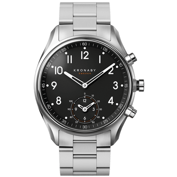 Kronaby Apex S1426-1 - Stainless Steel - Strap Color: Silver - Strap Size: 22 mm - Case Size: 43 mm