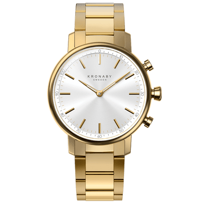 Kronaby Carat S2447-1 - Stainless Steel - Strap Color: Gold - Strap Size: 18 mm - Case Size: 38 mm