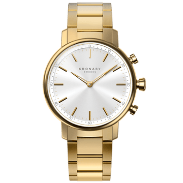 Kronaby Carat S2447-1 - Stainless Steel - Strap Color: Gold - Strap Size: 18 mm - Case Size: 38 mm