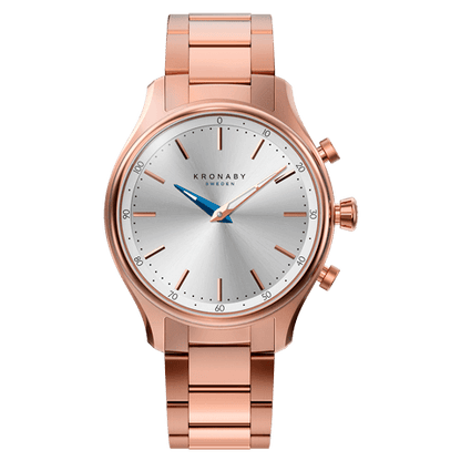 Kronaby Sekel S2747-1 - Stainless Steel - Strap Color: Rose gold - Strap Size: 18 mm - Case Size: 38 mm