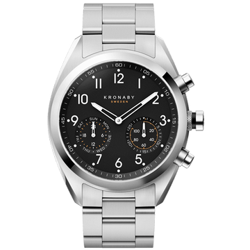 Kronaby Apex S3111-1 - Stainless Steel - Strap Color: Silver - Strap Size: 22 mm - Case Size: 43 mm