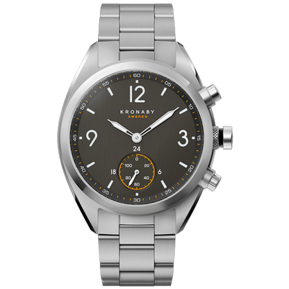 Kronaby Apex S3113-1 - Stainless Steel - Strap Color: Silver - Strap Size: 20 mm - Case Size: 41 mm
