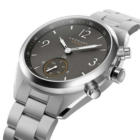 Kronaby Apex S3113-1 - Stainless Steel - Strap Color: Silver - Strap Size: 20 mm - Case Size: 41 mm