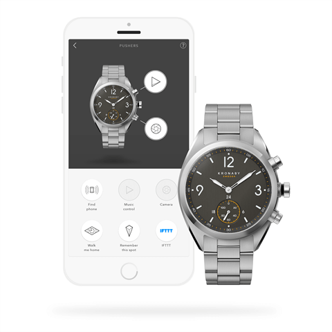 Apex 41 Steel - Gun, Bracelet - Kronaby – Kronaby Watches