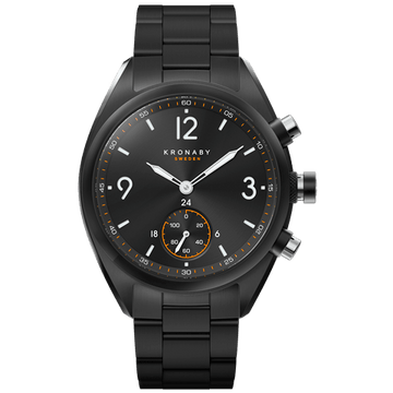 Kronaby Apex S3115-1 - Stainless Steel - Strap Color: Black - Strap Size: 20 mm - Case Size: 41 mm