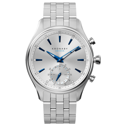 Kronaby Sekel S3121-1 - Stainless Steel - Strap Color: Silver - Strap Size: 20 mm - Case Size: 41 mm